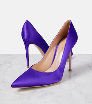 Pumps Gianvito 105 in crêpe di raso | Gianvito Rossi