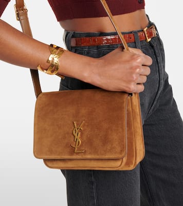 Borsa a tracolla Niki in suede | Saint Laurent