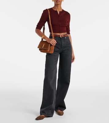 Borsa a tracolla Niki in suede | Saint Laurent