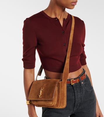 Borsa a tracolla Niki in suede | Saint Laurent