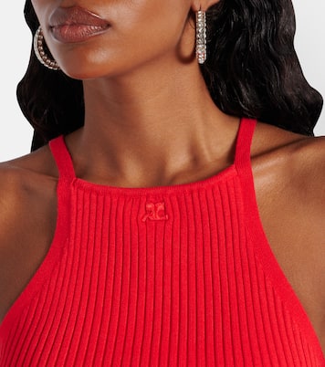 Tank top acanalado Circle | Courrèges