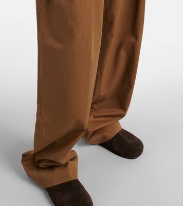 Igor cotton and cashmere wide-leg pants | The Row