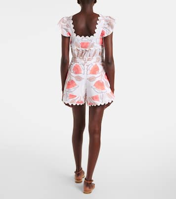 Shorts in cotone con stampa floreale | Juliet Dunn