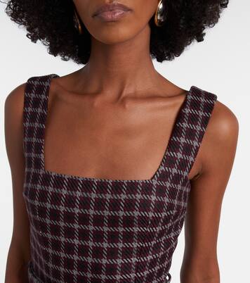 Petra houndstooth wool-blend midi dress | Emilia Wickstead