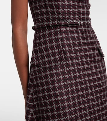 Petra houndstooth wool-blend midi dress | Emilia Wickstead