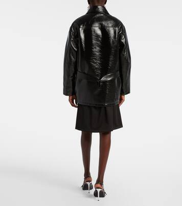 Coated cotton-blend jacket | Courrèges