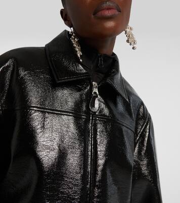 Coated cotton-blend jacket | Courrèges