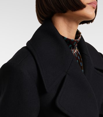 Wool-blend twill coat | Dries Van Noten