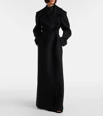 Wool-blend twill coat | Dries Van Noten