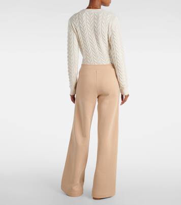 Ifrem high-rise cotton wide-leg pants | Max Mara