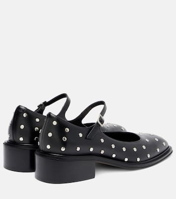 Penelope 40 leather Mary Jane pumps | Souliers Martinez