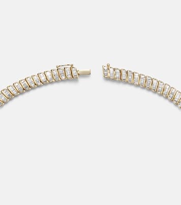 Zoe 18kt gold choker with diamonds | Anita Ko