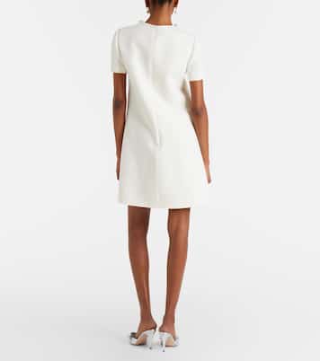 Crepe Couture bow-detail embellished minidress | Valentino