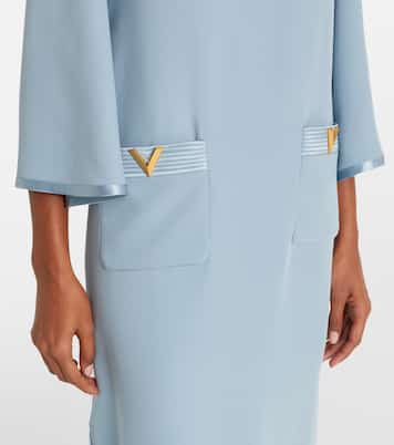 VGold silk maxi dress | Valentino