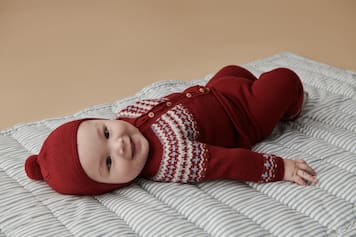 Intarsia wool-blend cardigan  | La Coqueta