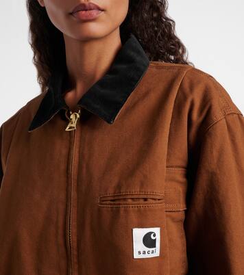 X Carhatt Wattierte Jacke aus Baumwoll-Canvas | Sacai