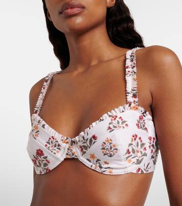 Floral bikini top | Agua by Agua Bendita