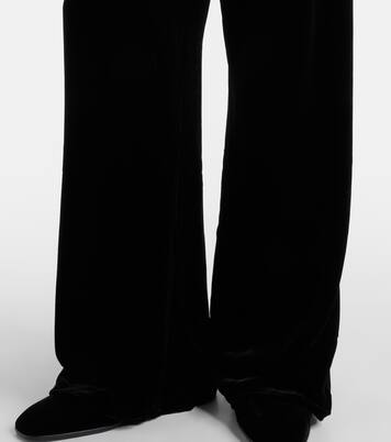 Austin velvet wide-leg pants | Asceno