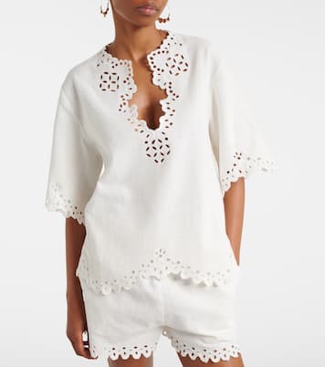 Shana embroidered cotton top | Marant Etoile