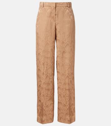 Weite Hose aus einem Seidengemisch | Stella McCartney
