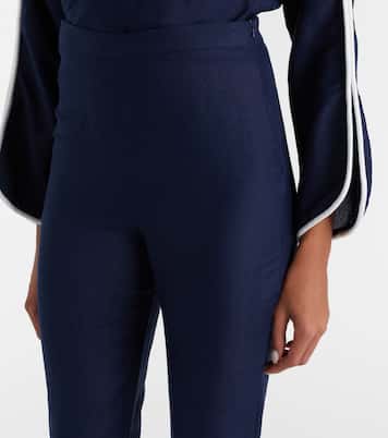 Linen-blend capri pants | Adriana Degreas