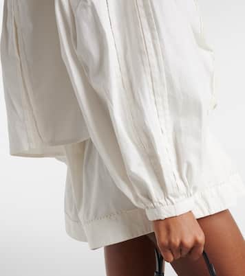 Blusa Cubraly de algodón con volantes | Isabel Marant