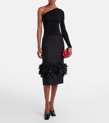 Body drapeado semitransparente | Wolford