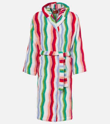 Wave cotton terry bathrobe | Missoni