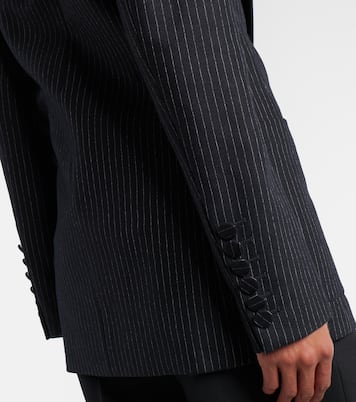 Pinstripe wool-blend blazer | Nina Ricci