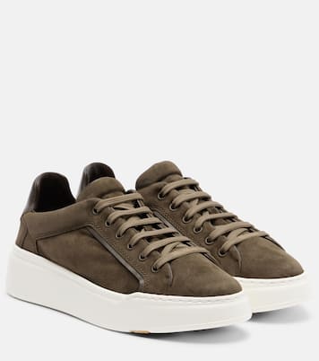 Suede platform sneakers | Max Mara