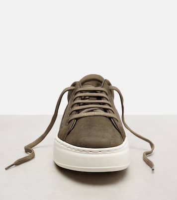 Suede platform sneakers | Max Mara