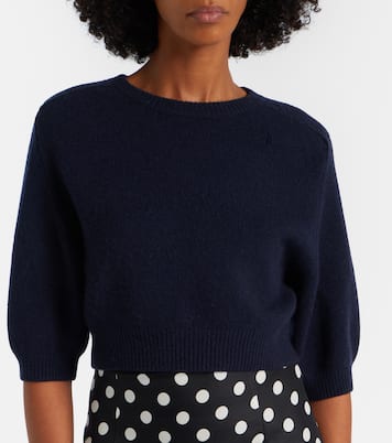 Lorelai cropped wool and cashmere sweater | Khaite