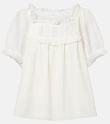 Frances lace-trimmed cotton-blend top | Dôen