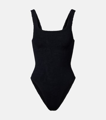 Coverage Square Neck swimsuit | Hunza G