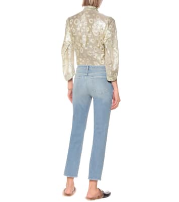 Jeans Le High Straight de tiro alto | Frame