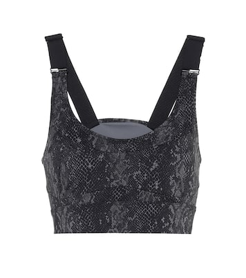 Edris snake-print sports bra | Varley