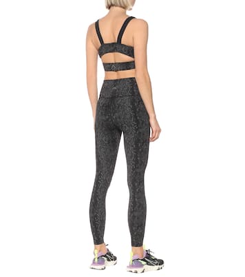 Edris snake-print sports bra | Varley