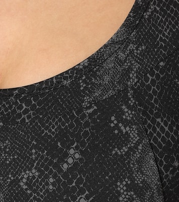 Edris snake-print sports bra | Varley