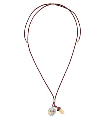 Collana Jemma in pelle e quarzo | Chloé