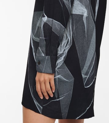 Printed crêpe minidress | Dries Van Noten