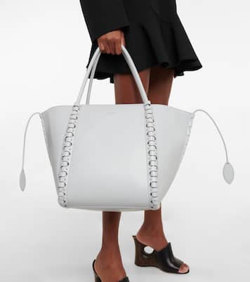 Tote Hinge Medium aus Leder | Alaïa