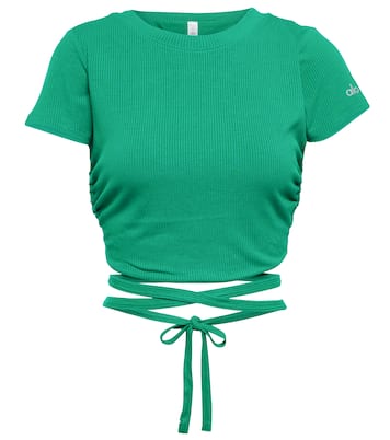 Cropped-Top Ribbed Manifest | Alo Yoga