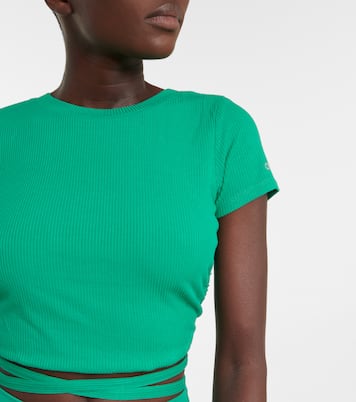 Cropped-Top Ribbed Manifest | Alo Yoga