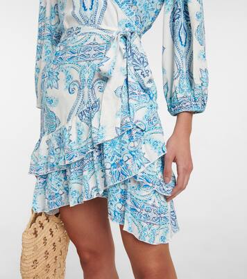 Vestido midi envolvente Tulip estampado | Melissa Odabash