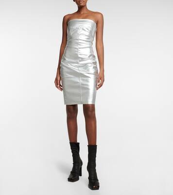 Minikleid aus einem Baumwollgemisch | Rick Owens