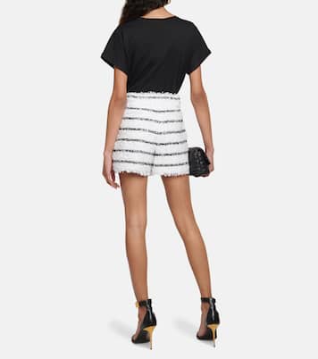 Shorts in tweed bouclé | Balmain