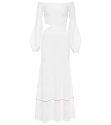 Off-Shoulder-Midikleid Oskar | Gabriela Hearst