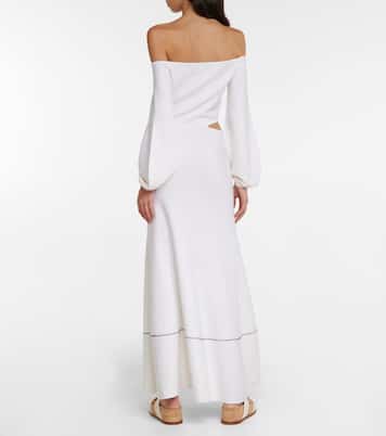 Off-Shoulder-Midikleid Oskar | Gabriela Hearst