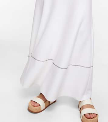 Off-Shoulder-Midikleid Oskar | Gabriela Hearst