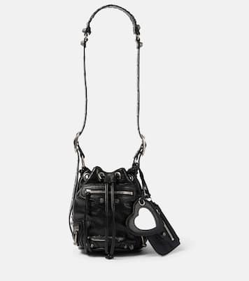 Le Cagole XS leather bucket bag | Balenciaga